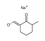 2-Formyl-6-methylcyclohexanone sodium salt Structure