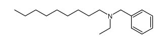 N-benzyl-N-ethylnonan-1-amine Structure