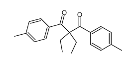 2,2-diethyl-1,3-di-p-tolyl-propane-1,3-dione结构式