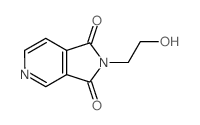 1H-Pyrrolo[3,4-c]pyridine-1,3(2H)-dione,2-(2-hydroxyethyl)-结构式
