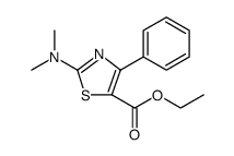 5-Thiazolecarboxylic acid, 2-(dimethylamino)-4-phenyl-, ethyl ester Structure