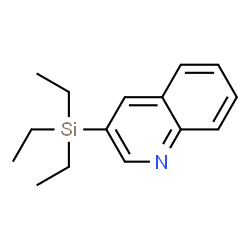 Quinoline, 3-(triethylsilyl)- (9CI) structure