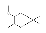 4-methoxy-3,7,7-trimethylbicyclo[4.1.0]heptane结构式