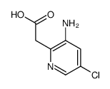 2-(3-amino-5-chloropyridin-2-yl)acetic acid结构式