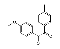 2-chloro-2-(4-methoxyphenyl)-1-(4-methylphenyl)ethanone Structure