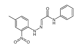 2-[(4-methyl-2-nitrophenyl)hydrazinylidene]-N-phenylacetamide Structure