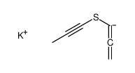 potassium,1-propa-1,2-dienylsulfanylprop-1-yne结构式