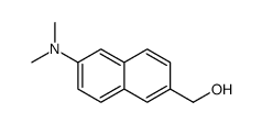 (6-(Dimethylamino)naphthalen-2-yl)methanol结构式