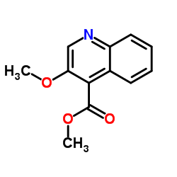 methyl 3-methoxyquinoline-4-carboxylate结构式