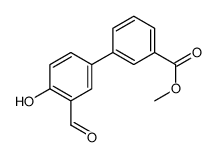 methyl 3-(3-formyl-4-hydroxyphenyl)benzoate结构式