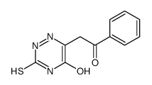 6-phenacyl-3-sulfanylidene-2H-1,2,4-triazin-5-one Structure