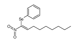 ((Z)-1-Nitro-non-1-enylselanyl)-benzene Structure