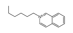 2-hexylisoquinolin-2-ium结构式