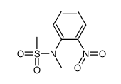 N-methyl-N-(2-nitrophenyl)methanesulfonamide Structure