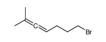 7-bromo-2-methylhepta-2,3-diene Structure