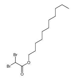 undecyl 2,2-dibromoacetate Structure