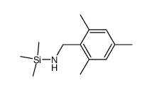 N-(mesitylmethyl)-N-(trimethylsilyl)amine结构式
