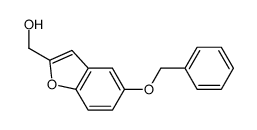 (5-(benzyloxy)benzofuran-2-yl)methanol Structure