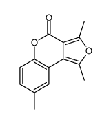 1,3,8-trimethylfuro[3,4-c]chromen-4-one Structure
