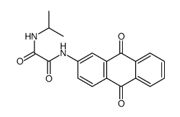 N'-(9,10-dioxoanthracen-2-yl)-N'-propan-2-yloxamide Structure