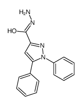 1,5-diphenylpyrazole-3-carbohydrazide Structure