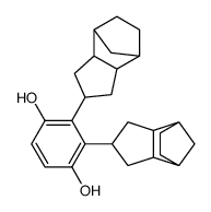 Bis(octahydro-4,7-methano-1H-inden-2-yl)hydroquinone Structure
