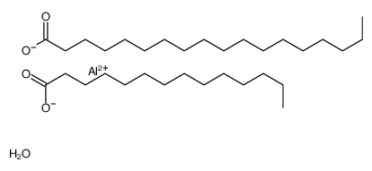 hydroxy(octadecanoato-O)(tetradecanoato-O)aluminium structure