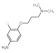 N-[3-(4-Amino-2-chlorophenoxy)propyl]-N,N-dimethylamine结构式