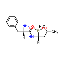 [(1R)-1-[[(2S)-2-amino-3-phenylpropanoyl]amino]-3-methylbutyl]boronic acid图片