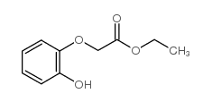 ethyl 2-(2-hydroxyphenoxy)acetate Structure