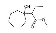 2-(1-hydroxy-cycloheptyl)-butyric acid methyl ester Structure