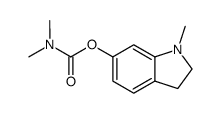 dimethyl-carbamic acid-(1-methyl-indolin-6-yl ester) Structure