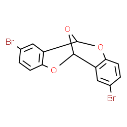 2,8-dibromo-6H,12H-6,12-epoxydibenzo[b,f][1,5]dioxocine Structure