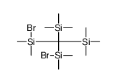 [bis[bromo(dimethyl)silyl]-trimethylsilylmethyl]-trimethylsilane Structure