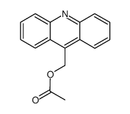 (acridin-9-yl)methyl acetate Structure