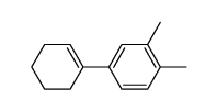 1-(3,4-dimethylphenyl)cyclohexene Structure