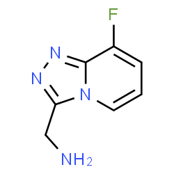 (8-Fluoro-[1,2,4]triazolo[4,3-a]pyridin-3-yl)methanamine structure