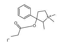 (1,1,2-trimethyl-3-phenylpyrrolidin-1-ium-3-yl) propanoate,iodide结构式