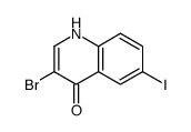 3-bromo-6-iodoquinolin-4-ol Structure