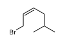 1-bromo-5-methylhex-2-ene结构式