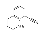 6-(3-aminopropyl)pyridine-2-carbonitrile结构式