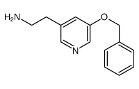 2-(5-phenylmethoxypyridin-3-yl)ethanamine结构式