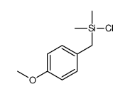 chloro-[(4-methoxyphenyl)methyl]-dimethylsilane结构式