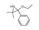 2-ethoxy-3,3-dimethyl-2-phenylaziridine结构式