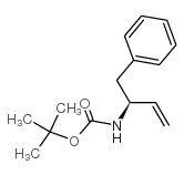 (S)-(1-苯基丁-3-烯-2-基)氨基甲酸叔丁酯结构式