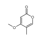 4-Methoxy-5-methyl-2H-pyran-2-on结构式