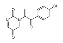 3-[3-(4-chlorophenyl)-3-oxoprop-1-en-2-yl]-4H-pyrimidine-2,5-dione结构式