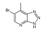 6-bromo-7-methyl-2H-triazolo[4,5-b]pyridine结构式
