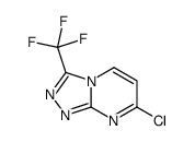 7-氯-3-(三氟甲基)-[1,2,4]噻唑并[4,3-a]嘧啶结构式