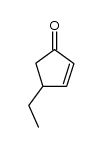 4-ethyl-2-cyclopenten-1-one结构式